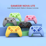 GameSir T4 Nova Lite Wireless Gamepad Game Controller for Switch, Android, IOS, PC & Steam Games Hall Effect Stick