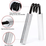 100-350lbs Fitness Heavy Grips Forearm Exerciser Strengthener Metal Hand Grip with Sponge Cover Home Office Fitness Equipment