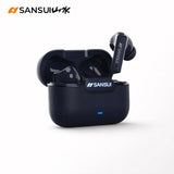 Sansui W28 ANC Bluetooth Earbuds -52dB Noise Cancelling, 6 Mic HD Call, In-Ear Detection, Comfort Fit Earphones for Sports/Work