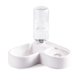 500ml Pet Automatic Feeder Small Bowl Drinkable Portable Cat and Dog Food Bowl Living Room Bedroom Pet Products  Pet Items