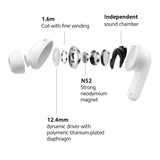 Xiaomi Redmi Buds 5 Earphone 46dB Active Noise Cancellation Bluetooth 5.3 TWS ANC Headset 40h Long Battery Life Touch Control