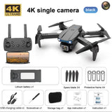 E99 Pro Drone With 4K Dual Camera Wifi Optical Flow And Obstacle Avoidance For Aerial Photography Quadcopter