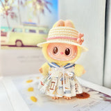 Labubu  Doll‘s Baby Clothes Chef Uniform Overalls High-quality Dress The Monster Outfit Accessories Kitchen Clothing Gift Kid's