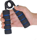 100-350lbs Fitness Heavy Grips Forearm Exerciser Strengthener Metal Hand Grip with Sponge Cover Home Office Fitness Equipment