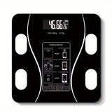 1pc Intelligent body fat scale, including dietary recommendations, daily meal plans, and nutrition tips - for fitness and health