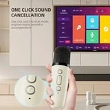 XIKCU K12 Bluetooth Karaoke Machine Portable 5.3 PA Speaker System with 1-2 Wireless Microphones Home Family Singing Children's