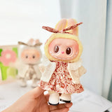 Labubu  Doll‘s Baby Clothes Chef Uniform Overalls High-quality Dress The Monster Outfit Accessories Kitchen Clothing Gift Kid's