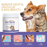 1pc Pet Teeth Cleaning Powder For Cats And Dogs, Universal For Removing Bad Breath And Tartar Pet Toothbrush Cleaning Products