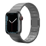 New Upgrade Magnetic Buckle Link For Apple Watch Ultra 2 49mm Band 9 8 7 45mm 44mm Adjustable Stainless Steel Bracelet 42 Strap