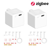 Tuya Zigbee Smart Touch Fingerbot Plus Type-C Rechargeable Robot Button Pusher Arm Switch Works With Alexa Google Home Alice
