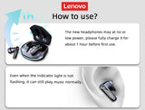 Choice Lenovo GM2 Pro Wireless Bluetooth 5.3 Earphones Gaming Low Latency Dual Mode Music Earbuds Sports In-Ear Headset With Mic