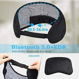 Bluetooth Wireless Headphones Sleeping Eye Mask Earphones Smart Music Sleep Headband Soft Elastic Eye Cover Headset Yoga Travel