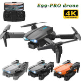 E99 Pro Drone With 4K Dual Camera Wifi Optical Flow And Obstacle Avoidance For Aerial Photography Quadcopter