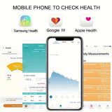 1pc Intelligent body fat scale, including dietary recommendations, daily meal plans, and nutrition tips - for fitness and health