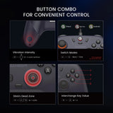 GameSir T4 Nova Lite Wireless Gamepad Game Controller for Switch, Android, IOS, PC & Steam Games Hall Effect Stick