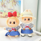 Labubu  Doll‘s Baby Clothes Chef Uniform Overalls High-quality Dress The Monster Outfit Accessories Kitchen Clothing Gift Kid's