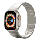 New Upgrade Magnetic Buckle Link For Apple Watch Ultra 2 49mm Band 9 8 7 45mm 44mm Adjustable Stainless Steel Bracelet 42 Strap