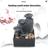 Desktop Waterfall Decoration Creative Flowing Water Ornaments Small Living Room Office Ornaments Desktop Fountain Ornaments