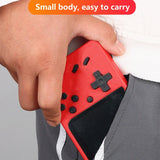 A Red Retro Classic Games Children's Handheld Small Game Console With Hundreds Of Game Charging Can Be Connected To The TV
