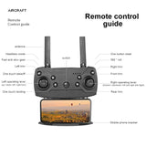 E99 Pro Drone With 4K Dual Camera Wifi Optical Flow And Obstacle Avoidance For Aerial Photography Quadcopter