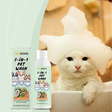 5-in-1 Pet Shampoo for Dogs & Cats, Botanical Extracts Nourishes Prevents Matting Easy Combing,