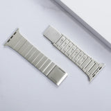 New Upgrade Magnetic Buckle Link For Apple Watch Ultra 2 49mm Band 9 8 7 45mm 44mm Adjustable Stainless Steel Bracelet 42 Strap