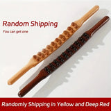 1pc Double Row Of 20 Beads Massage Stick, Carbonization Massage Stick, One Universal Scraping Stomach Rubbing Abdomen Profession