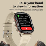 Smart Watch QX11 1.96inch Large Screen HD Bluetooth Call SOS Voice Assistant Men Women Smartwatch Sports Fitness Tracker