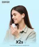 Edifier X2s Bluetooth Earphones TWS True Wireless Earbuds Blutooth 5.3 IP54 Waterproof Semi in-Ear Headphones