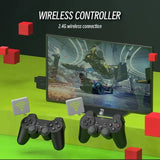 Retro video game console new M8 64GB built-in 20000 game handheld wireless controller children's game stick Christmas gift