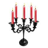 Vintage Metal Candlestick Stand 5 Arm Candelabra Candle Holders For Home Decor Wedding, Parties, Dining  Bars Table Centerpiece