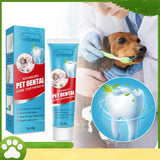 60g Pet Toothpaste Cat Dog Fresh Breath Toothpaste Remove Tartar Plaque Teeth Cleaning Oral Care Edible Toothpaste Pet Products
