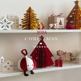 Desktop holiday decoration small wooden horse living room restaurant coffee table wood atmosphere small ornaments