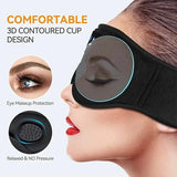 Mask For Sleep Headphones Bluetooth 3D Eye Mask Music Play Sleeping Headphones with Built-in HD Speaker