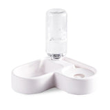 500ml Pet Automatic Feeder Small Bowl Drinkable Portable Cat and Dog Food Bowl Living Room Bedroom Pet Products  Pet Items