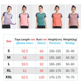 Fitness Women Shirts Quick Dry Yoga Sport T Shirt Gym Running Sportswear Tops Short Sleeve Training Blouses Jersey Jogging Tee