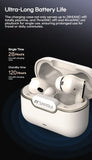 Sansui W28 ANC Bluetooth Earbuds -52dB Noise Cancelling, 6 Mic HD Call, In-Ear Detection, Comfort Fit Earphones for Sports/Work