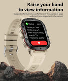 Smart Watch QX11 1.96inch Large Screen HD Bluetooth Call SOS Voice Assistant Men Women Smartwatch Sports Fitness Tracker
