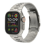 Lululook Titanium Band For Apple Watch Ultra 49mm Band Titanium Strap With Double Button Clasp For iWatch Ultra 2 / Ultra