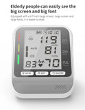 Medical Digital Wrist Blood Pressure Monitor Heart Rate Pulse Meter Measure Sphygmomanometer PR LCD Screen Portable Health Care