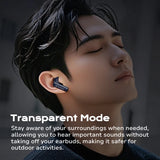 Sansui W28 ANC Bluetooth Earbuds -52dB Noise Cancelling, 6 Mic HD Call, In-Ear Detection, Comfort Fit Earphones for Sports/Work