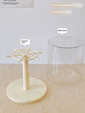 Labubu Pendant Display Box Rotating Transparent Labubu Doll Handmade Blind Box Storage Display Stand Decorative Ornament Gifts
