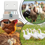 Egg Incubator Intelligent Poultry Brooder Automatic Turning Coop Bird Quail Chicken Poultry Farm Hatcher Incubation Tool