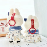Labubu  Doll‘s Baby Clothes Chef Uniform Overalls High-quality Dress The Monster Outfit Accessories Kitchen Clothing Gift Kid's