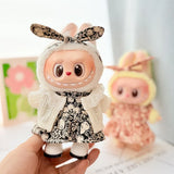 Labubu  Doll‘s Baby Clothes Chef Uniform Overalls High-quality Dress The Monster Outfit Accessories Kitchen Clothing Gift Kid's