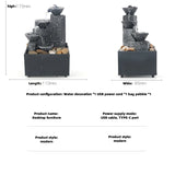 Desktop Waterfall Decoration Creative Flowing Water Ornaments Small Living Room Office Ornaments Desktop Fountain Ornaments