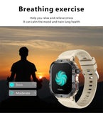 Smart Watch QX11 1.96inch Large Screen HD Bluetooth Call SOS Voice Assistant Men Women Smartwatch Sports Fitness Tracker