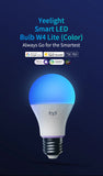 New Yeelight Smart LED Bulbs W4 Lite E27 220-240v WIFI Connection Dimmable voice control Works on Homekit, Goolge, Alexa