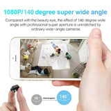 Mini 1080P HD Camera WiFi Wireless Night Vision Motion Detection Video Camera Home Security Camcorder Audio Video Recorder