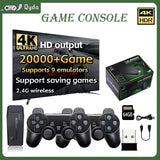 Retro video game console new M8 64GB built-in 20000 game handheld wireless controller children's game stick Christmas gift